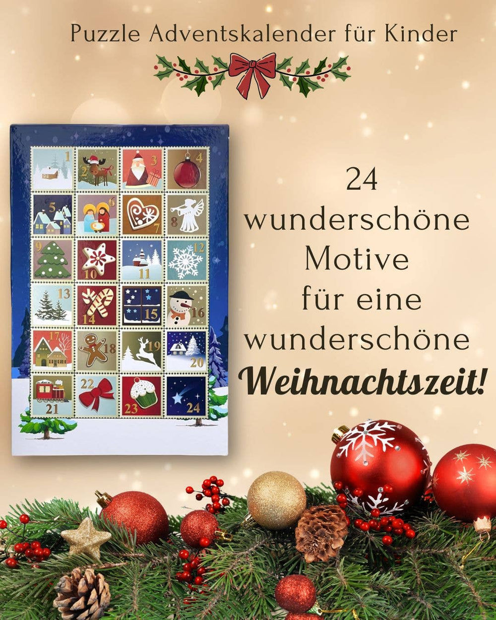 Calendrier de l'Avent Puzzles 24 Jours