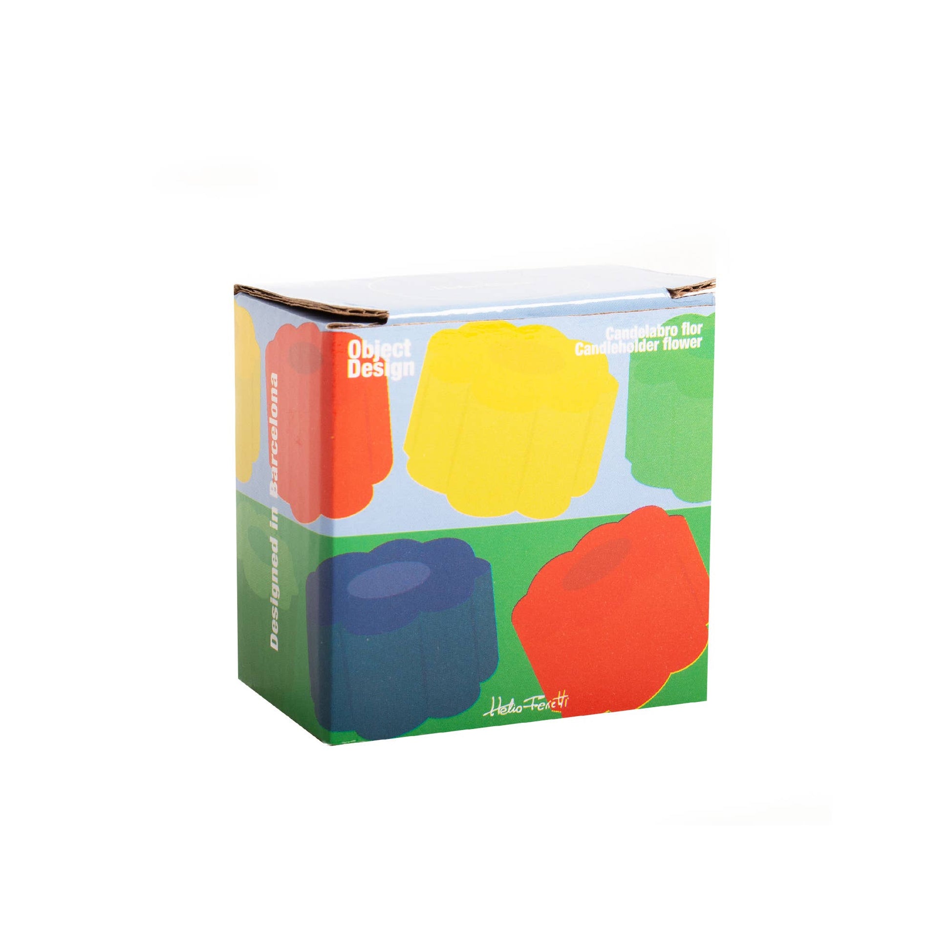 Porte Bougie Fleur Verte Helio Ferretti Vue 2