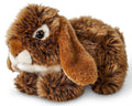 Peluche Lapin Bélier Marron Couché