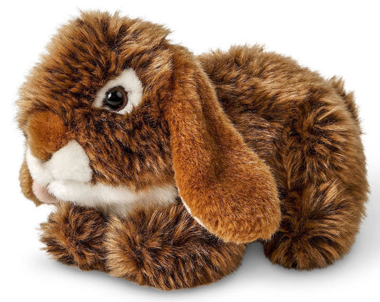 Peluche Lapin Bélier Couché - Marron