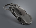 Porte-clés Supercar Noire