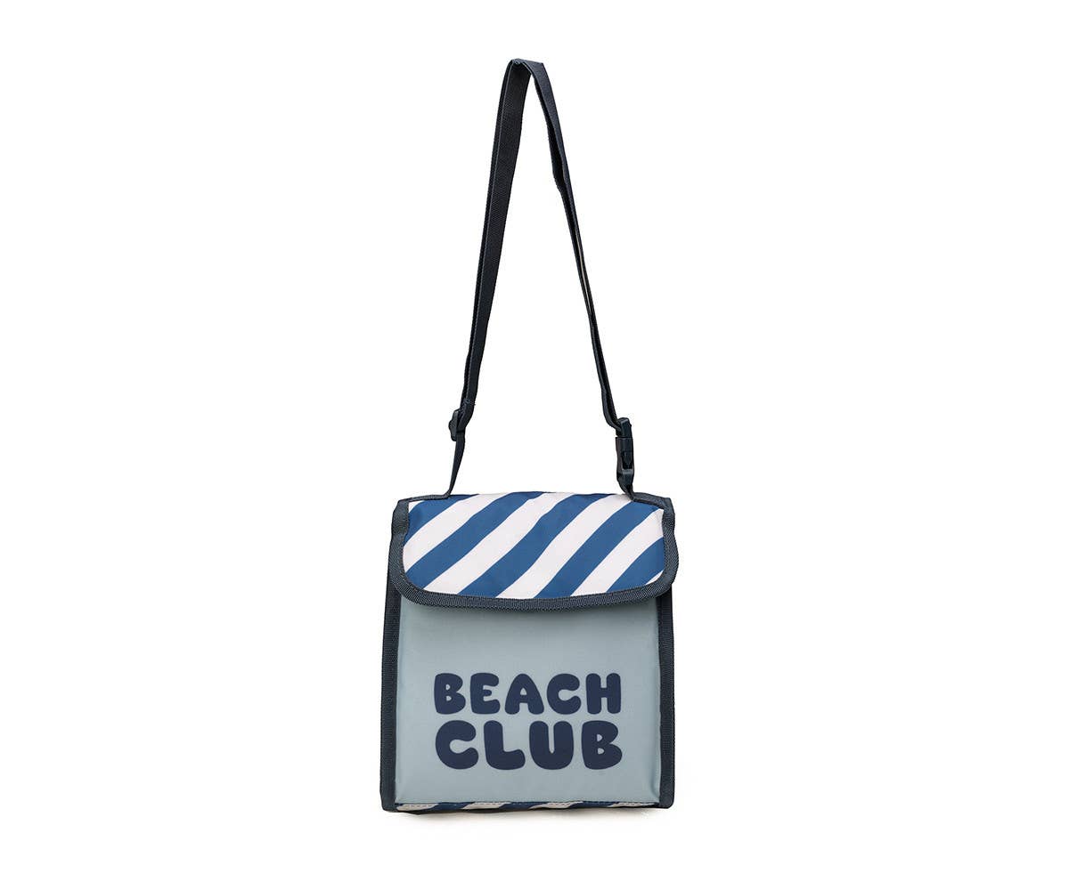 Sac à goûter isotherme Stripes Blues & Beyond
