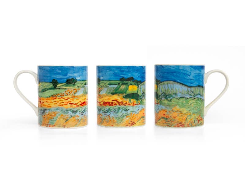 Mug Van Gogh - Champ de blé sous des nuages d'orage