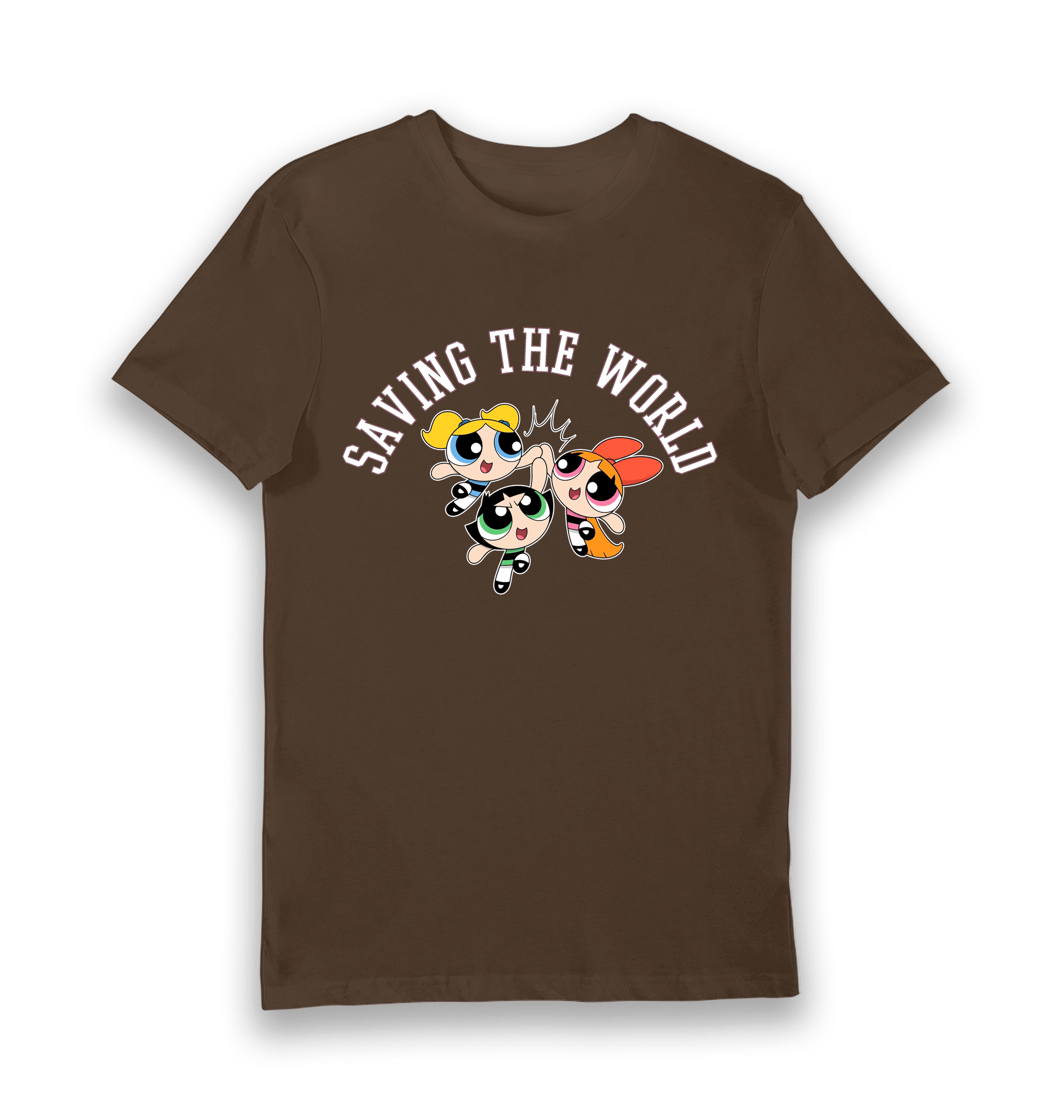 T-shirt adulte Powerpuff Girls Saving the World