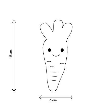 Pluche set met fruit en groenten - Tuinvrienden