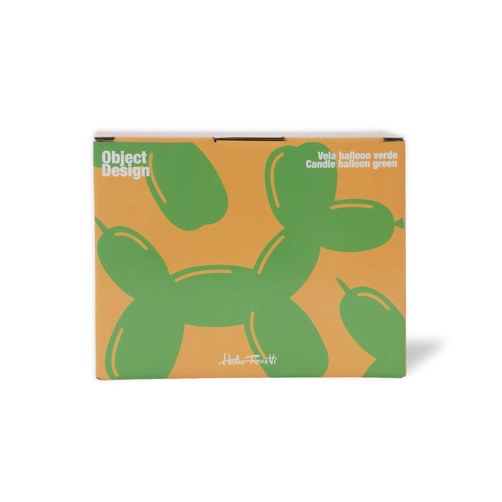 Green Balloon Dog Candle