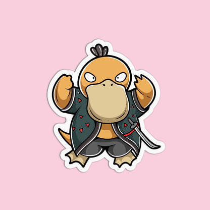 Autocollant Canard Samouraï