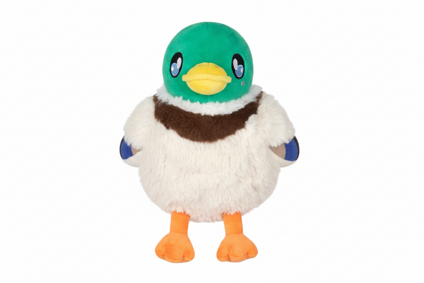 Mini knuffelbare pluche wilde eend