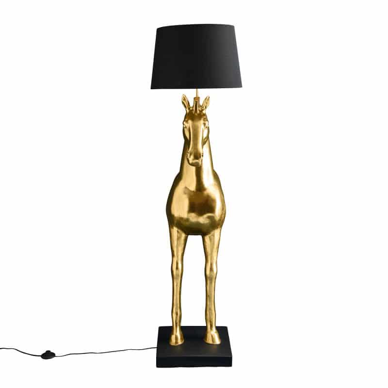 Lampadaire Cheval Amadeus, or