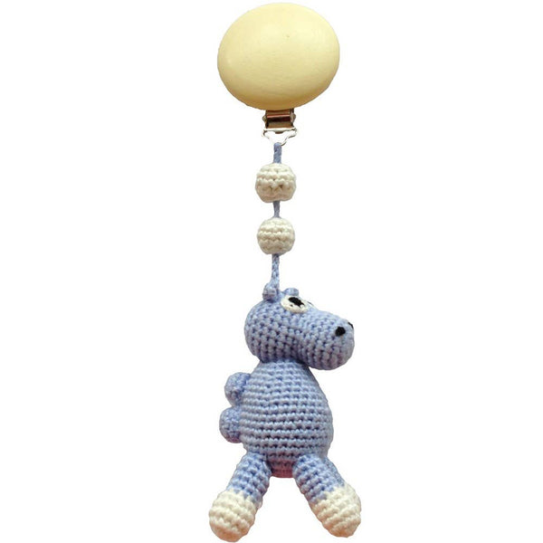 Accroche Poussette Chameau - Bleu clair