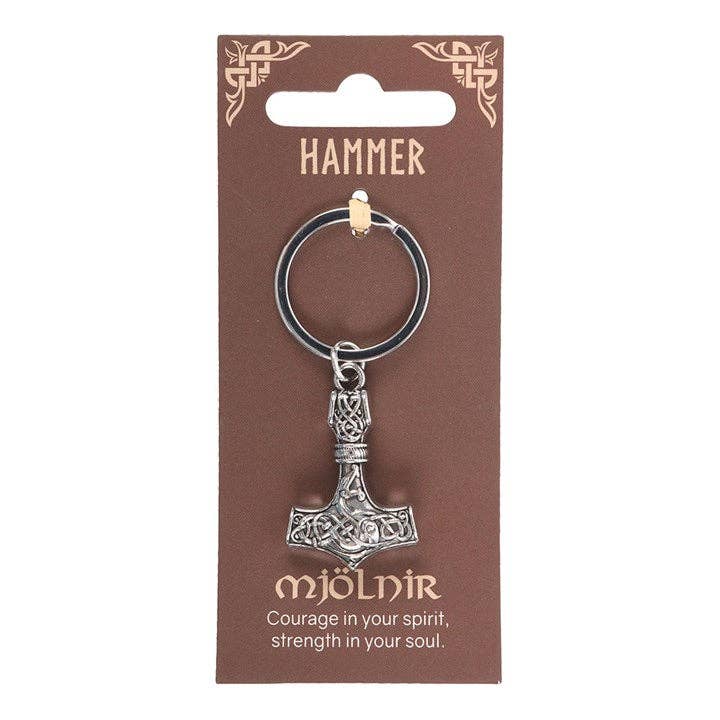 Viking Hammer Keychain - Mjölnir