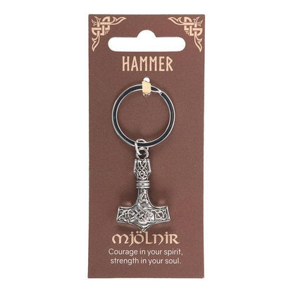 Viking Hammer Keychain - Mjölnir