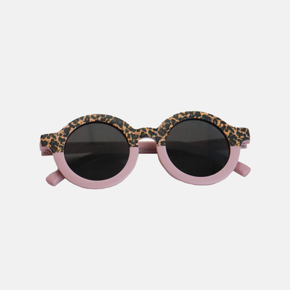 Children's Sunglasses - Category 3 - Green Leopard