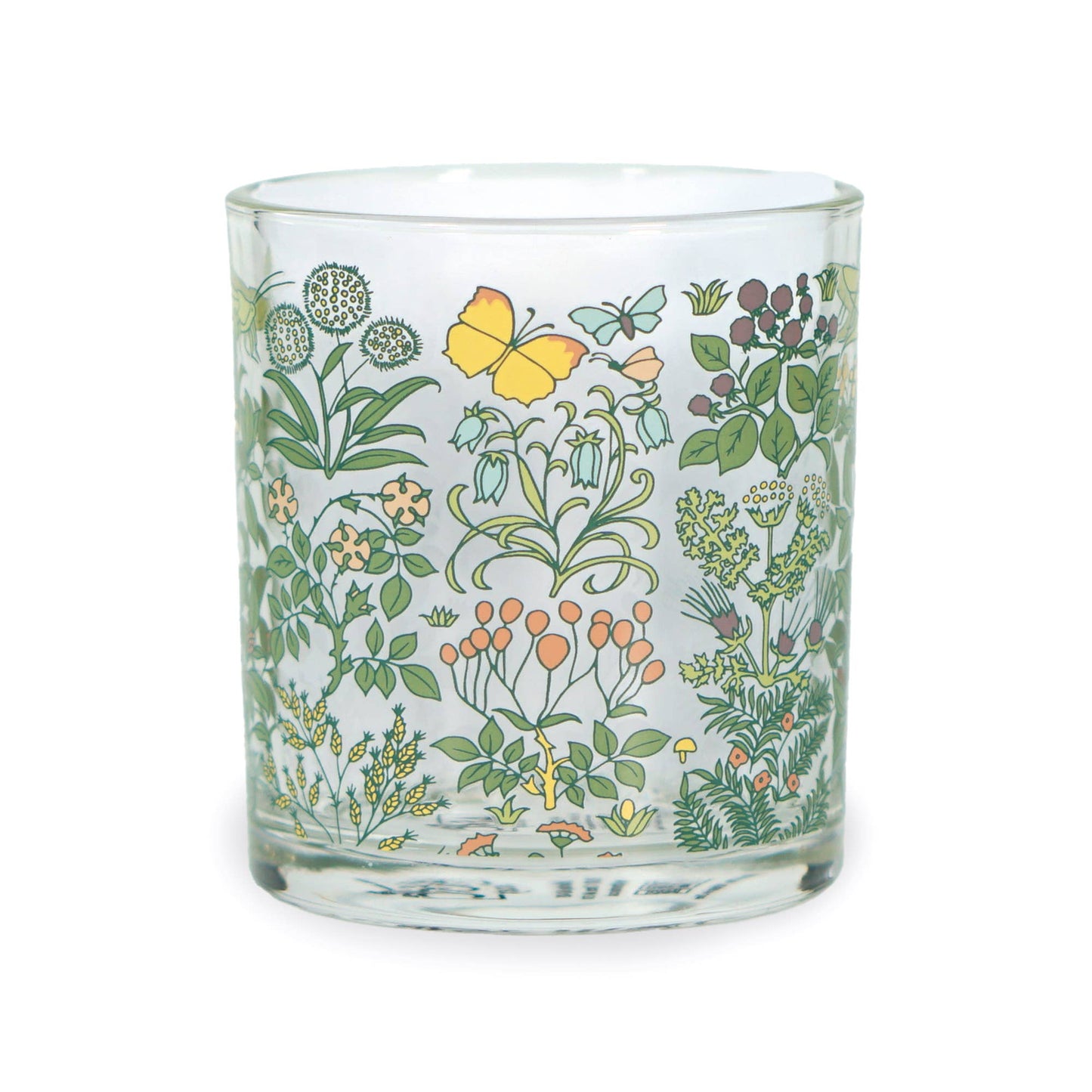 Voysey drinkglas, tumbler, botanische tuin, fauna en flora