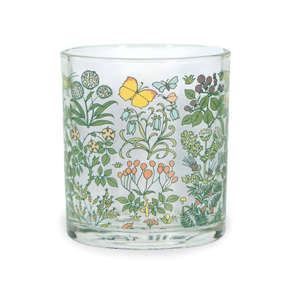 Voysey drinkglas, tumbler, botanische tuin, fauna en flora