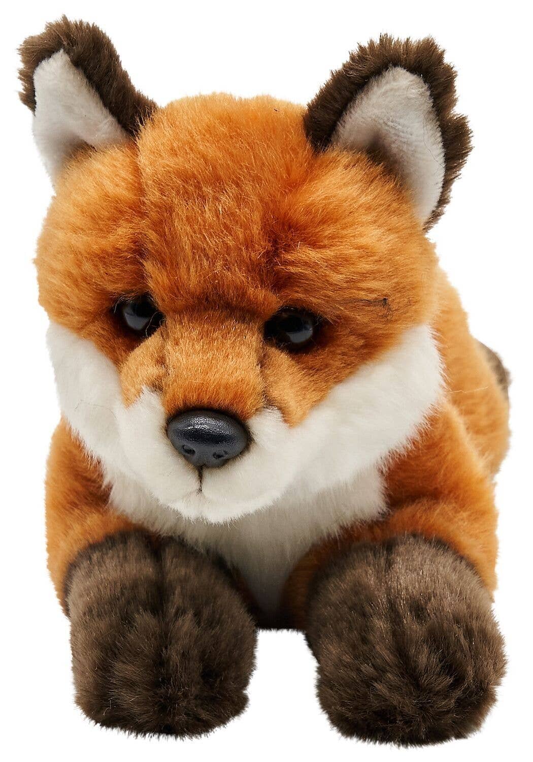 Peluche Renard roux couché