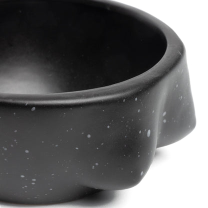 Tits Bol Noir Peint à la Main Helio Ferretti Vue 3