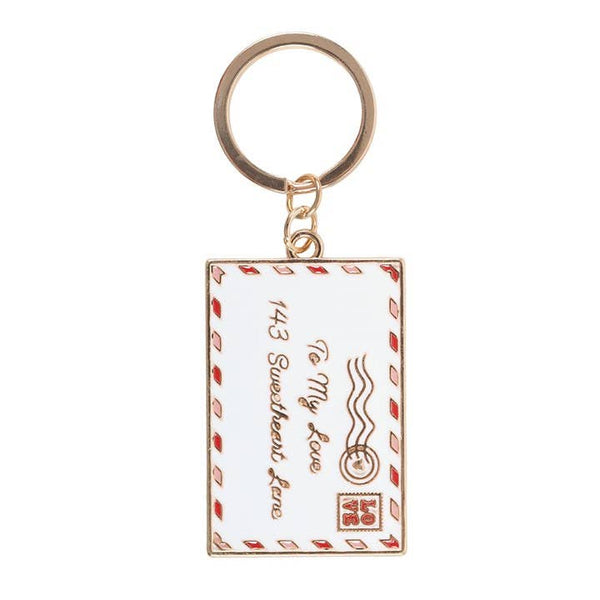 Porte-clés Lettre d'amour Saint-Valentin