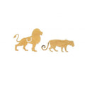 Lions Bookmark - Gold
