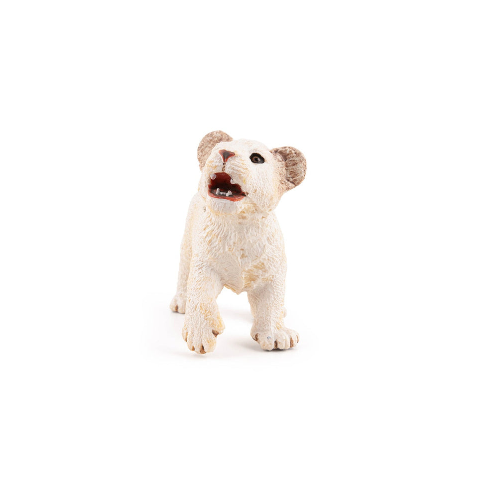 White Lion Cub Figurine