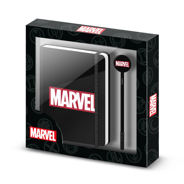 Marvel Comics cadeauset met notitieboek en pen