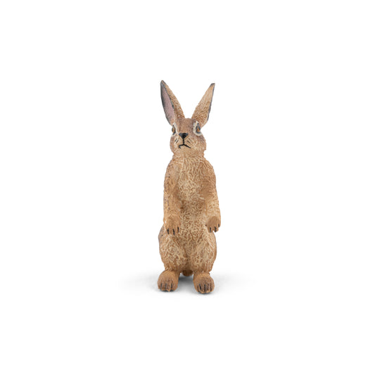 Figurine Lièvre debout Papo - animal sauvage
