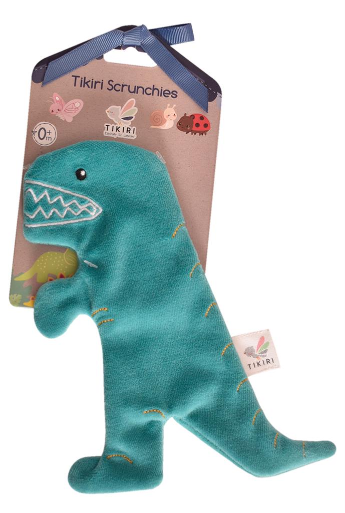 Jouet à Froisser Doudou Dinausore T-Rex