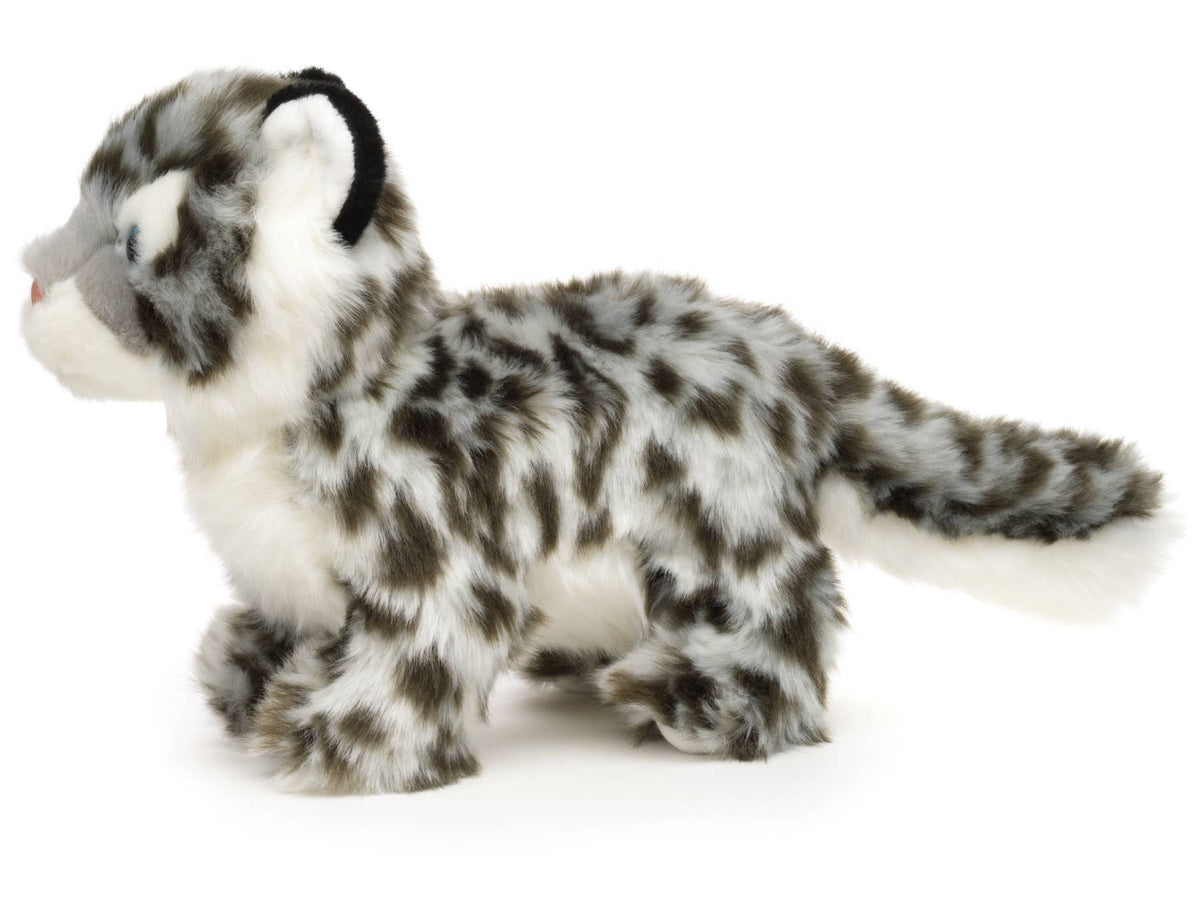 Panthère des neiges, debout - 31 cm (longueur) - peluche