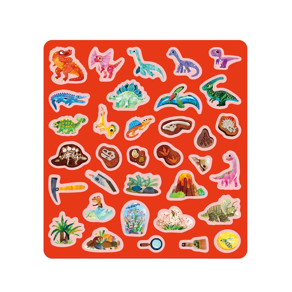 Autocollants Jelly - Le Pays des Dinosaures