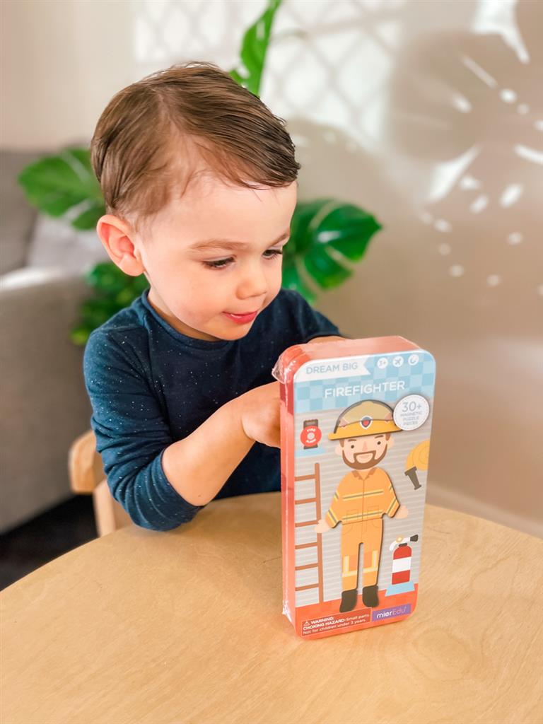 Boîte De Puzzle Magnétique - Pompier