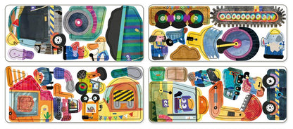 Boîte De Puzzle Magnétique - Camions