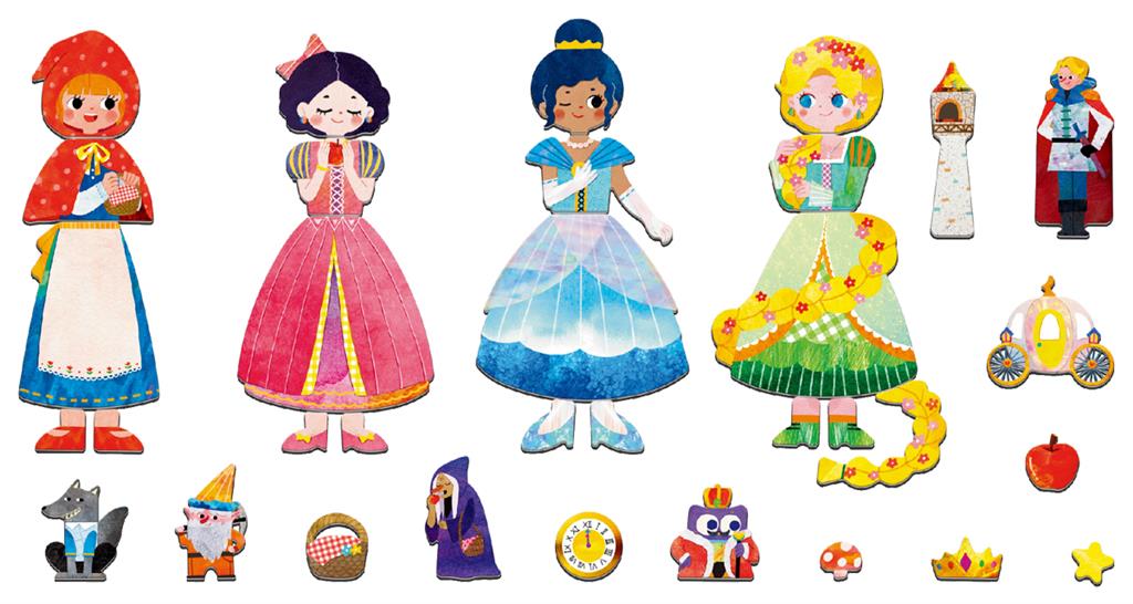 Boîte De Puzzle Magnétique - Contes De Fées