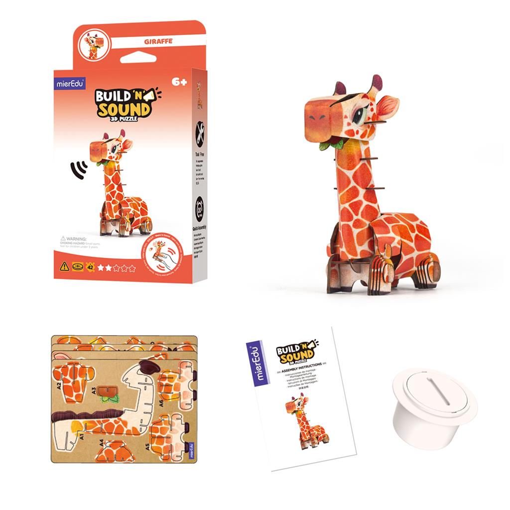 3D Puzzle Construction - Giraffe