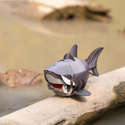 Puzzle 3D Construction - Requin