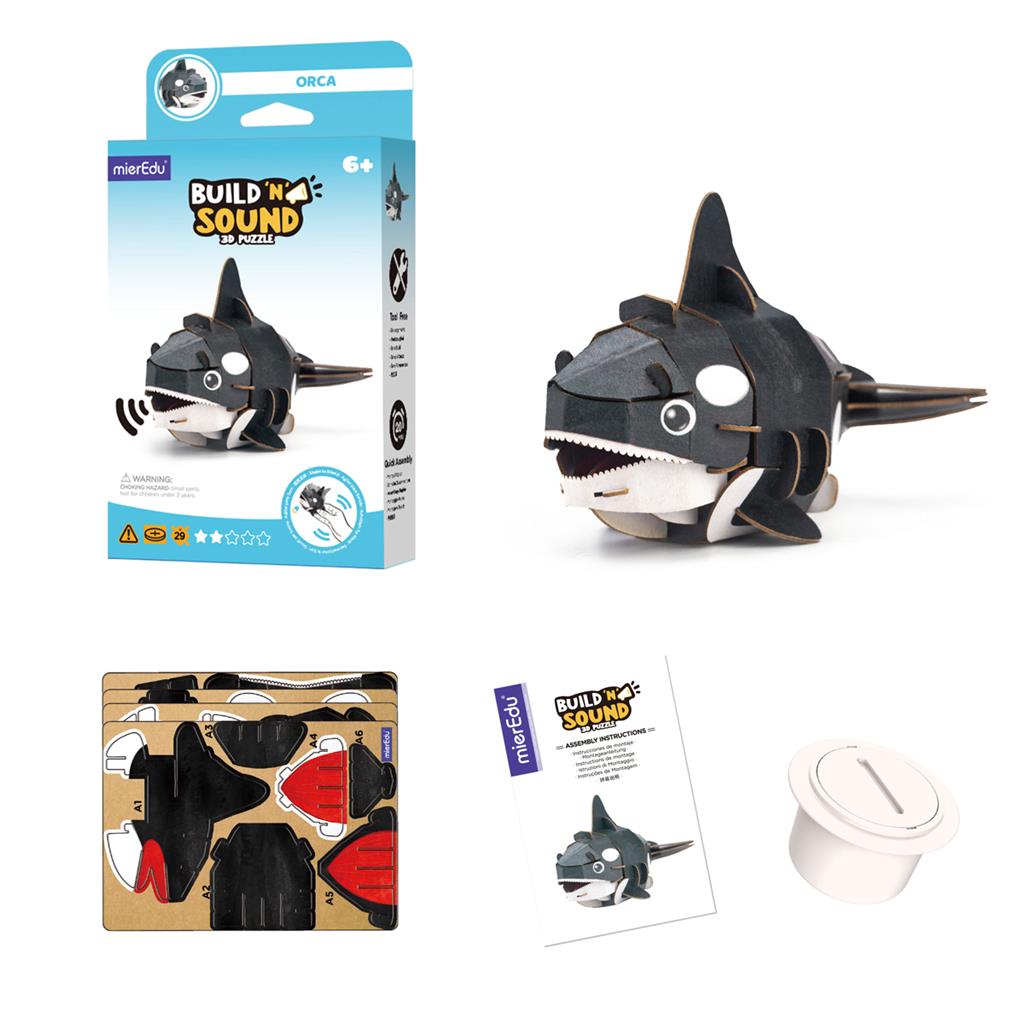 3D Construction Puzzle - Orca