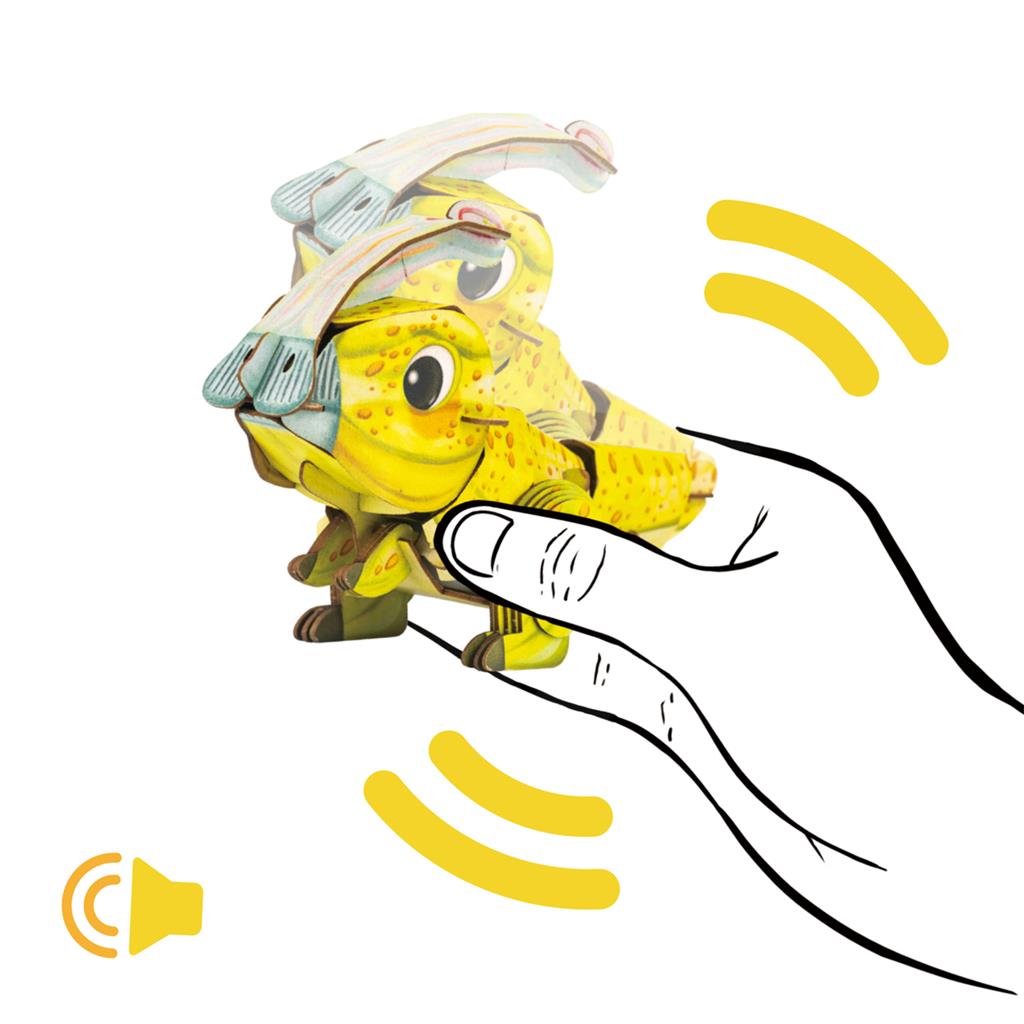 3D-puzzelconstructie - Parasaurolophus