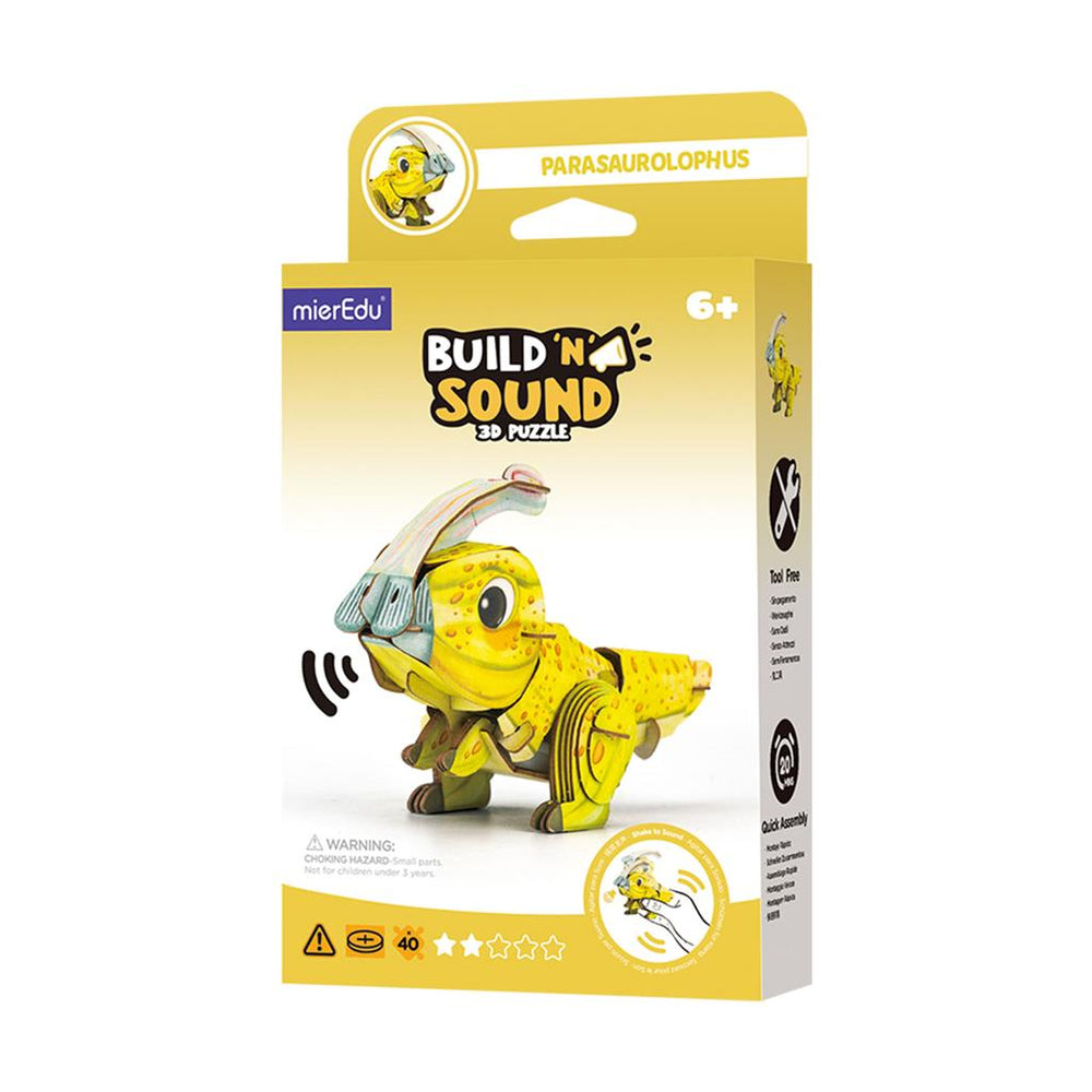 3D-puzzelconstructie - Parasaurolophus