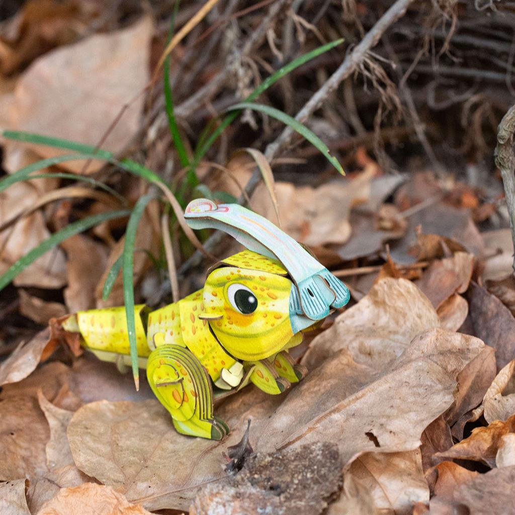 3D-puzzelconstructie - Parasaurolophus