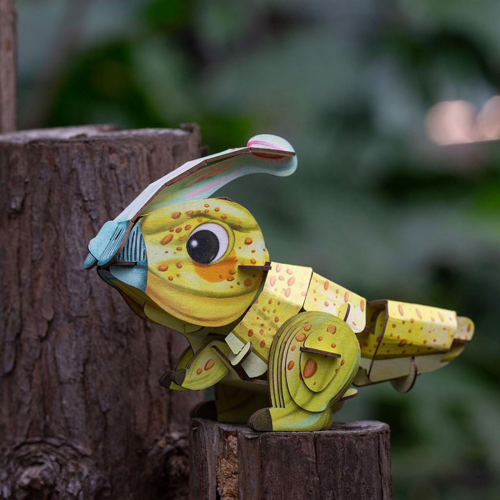 3D-puzzelconstructie - Parasaurolophus