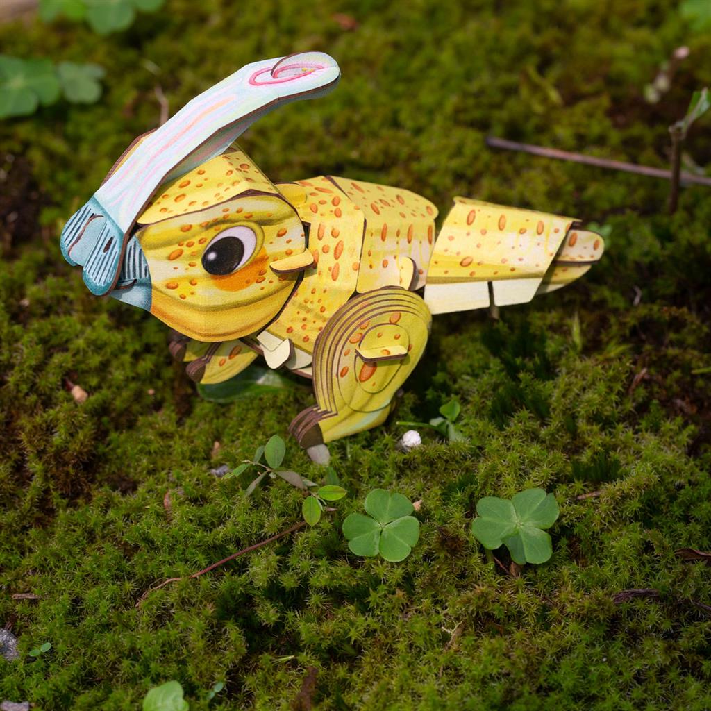 3D-puzzelconstructie - Parasaurolophus