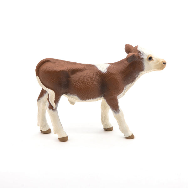 Figurine Veau simmental Papo - animal de la ferme