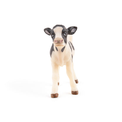 Figurine Veau noir et blanc Papo - animal de la ferme
