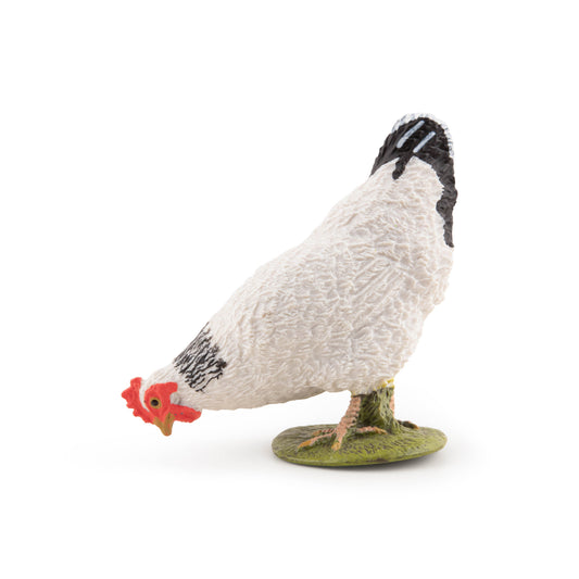 White Hen Pecker Figurine