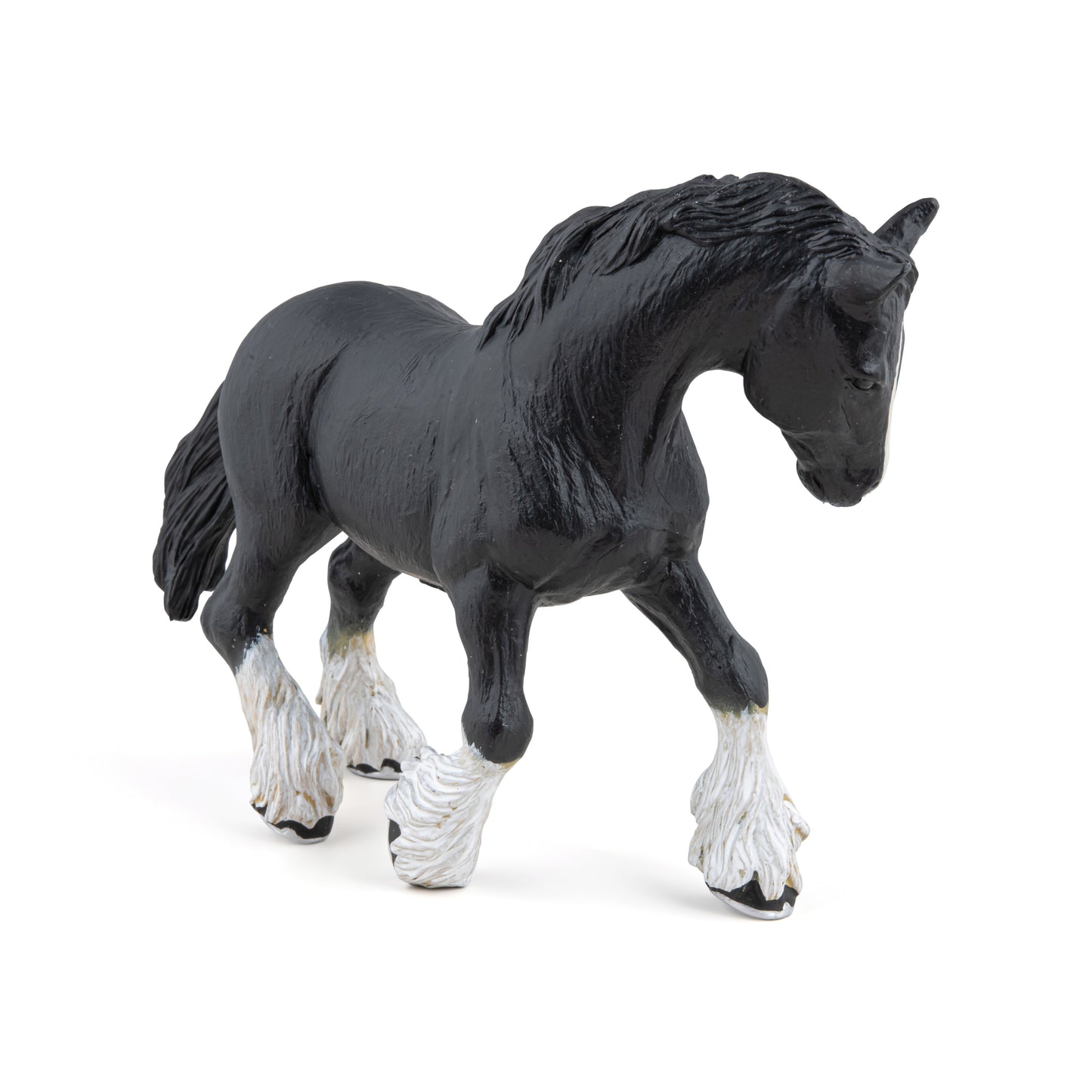 Figurine Etalon shire noir Papo - cheval