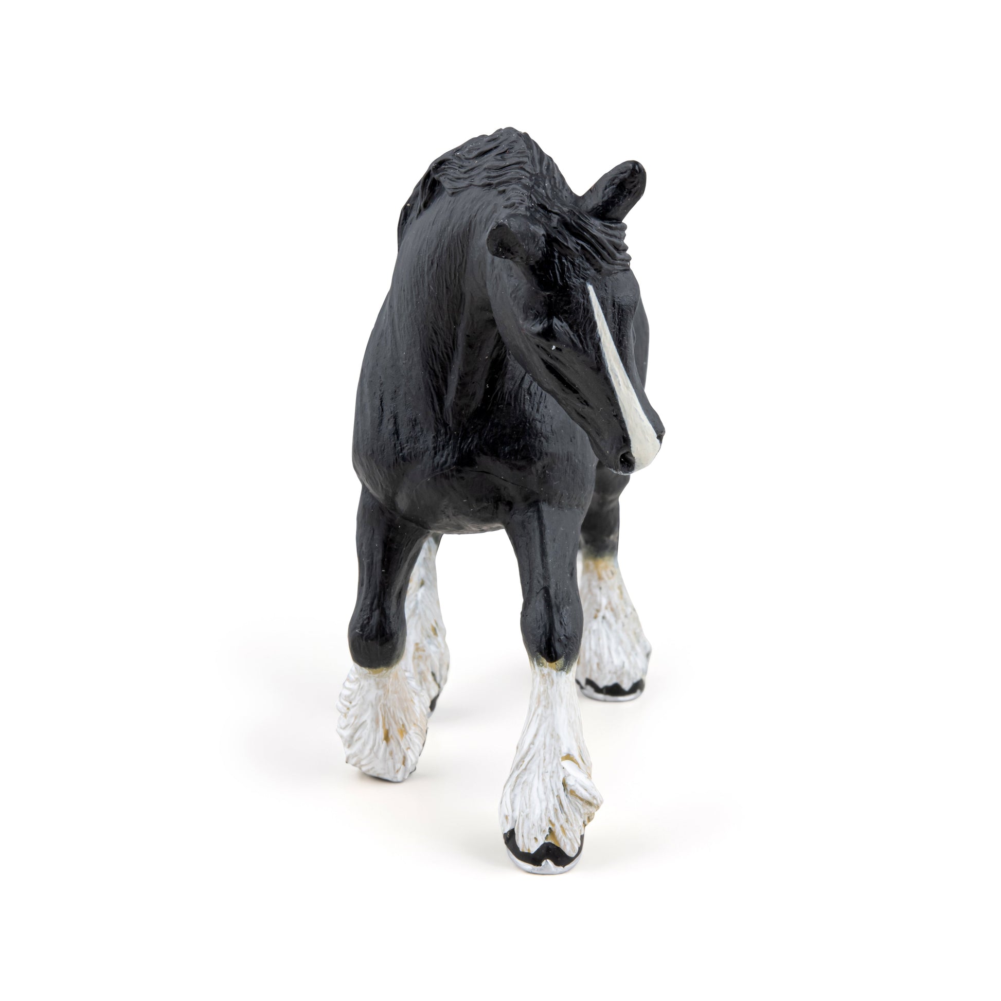 Figurine Etalon shire noir Papo - cheval