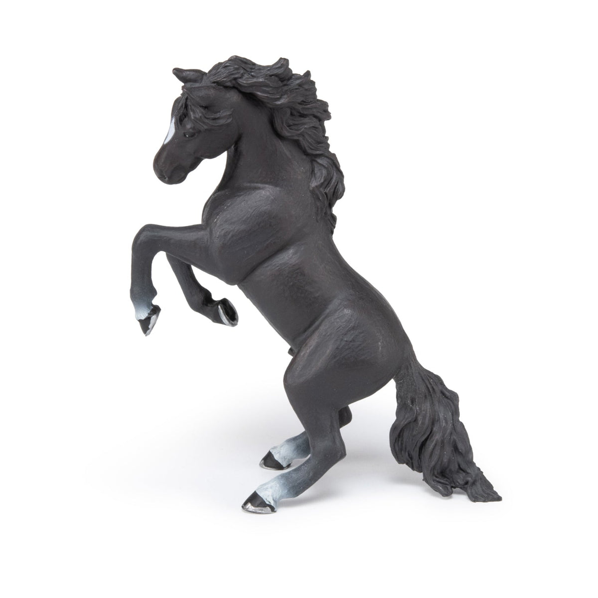 Figurine Cheval cabré noir