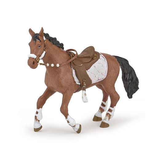 Fashion Winter Rider's Horse Figurine