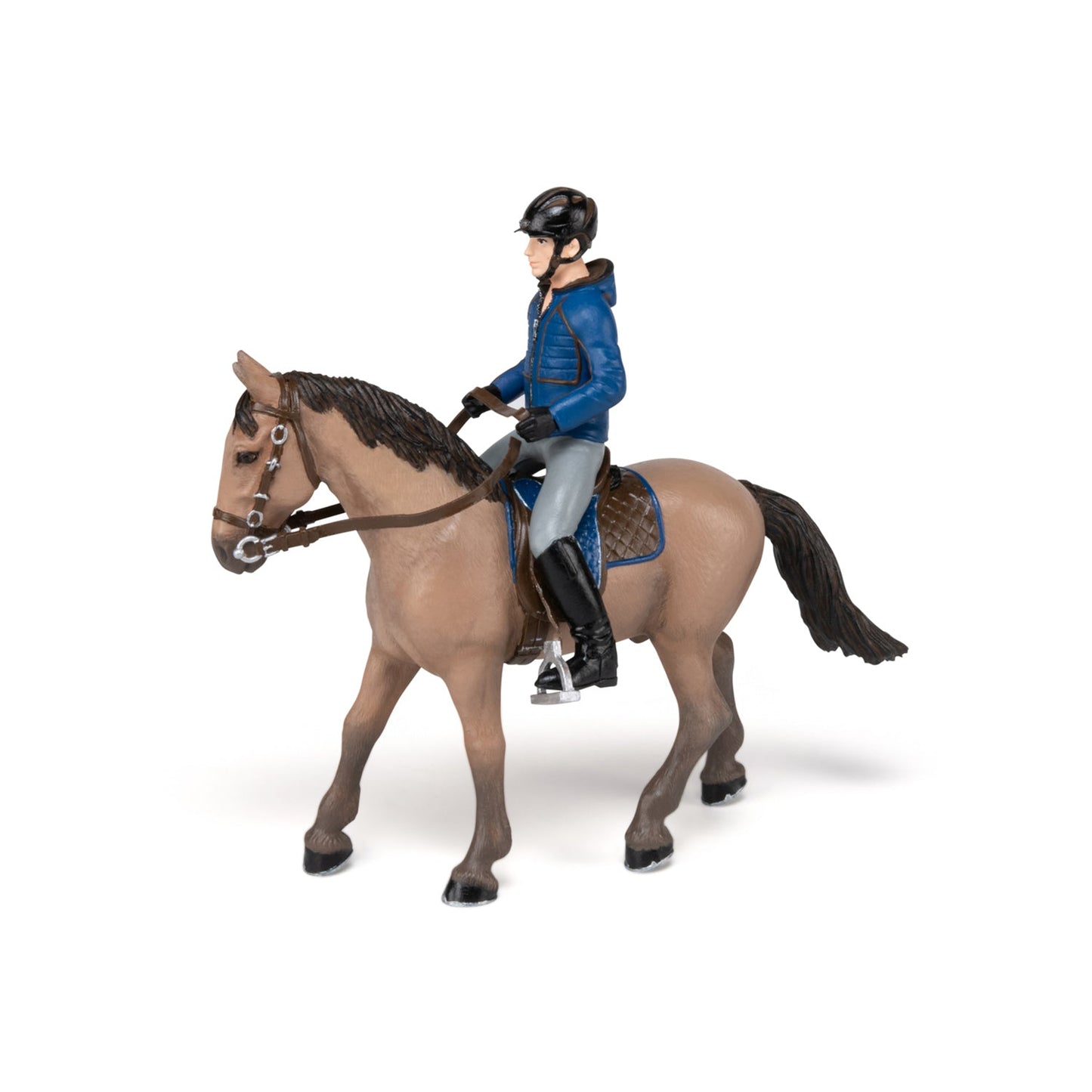 Figurine Cheval de promenade et son cavalier