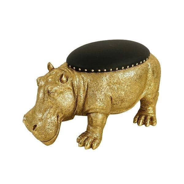 Tabouret HippopotamePatty Potamus Or