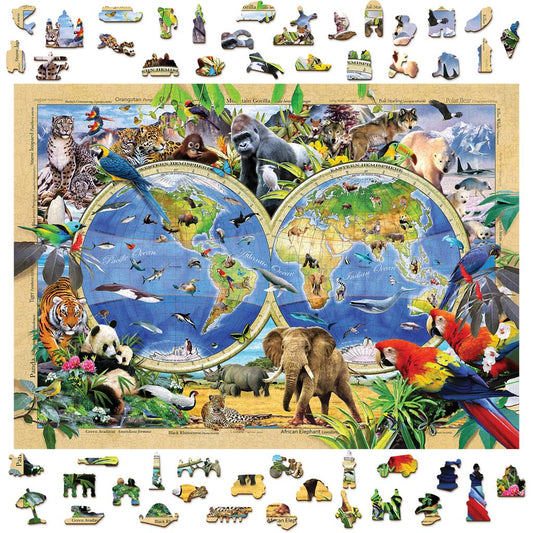 Puzzle - Animal Kingdom Map